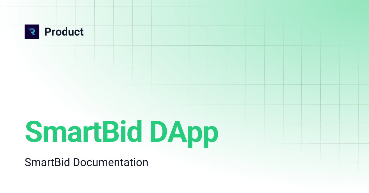 SmartBid DApp | Product